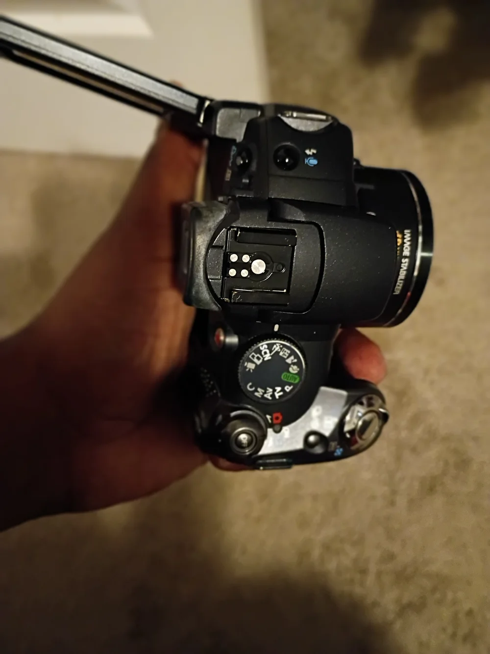 Canon Black Digital Camera with 12x Zoom Lens With Carry Bag